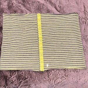 Ivivva Striped Kids Scarf - Yellow and Gray
